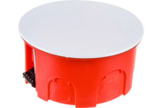 Распределительная коробка IEK КМ41025 d80х40мм для полых стен пласт. лапки UKG01-080-040-000-P