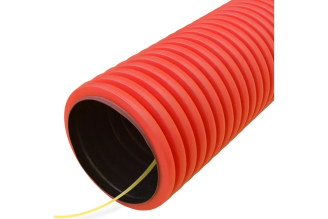Гофрированная двустенная труба ПНД Промрукав PR15.0165 D160 SN8, 50 м