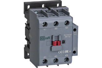 Контактор Dekraft КМ-102 95 А 48 В 1NO+1NC 22335DEK