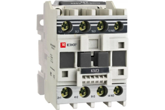 Малогабаритный контактор EKF КМЭ, 9А, 36В, 1NC, PROxima ctr-s-9-36-nc