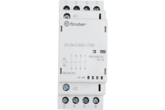 Модульный контактор Finder 3NO+1NC 25 А 24 В 223400241720