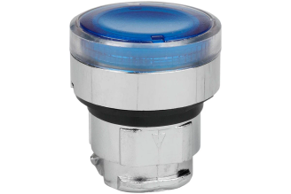 Головка кнопки КЭАЗ OptiSignal D22 A4-PL-6 с подсветкой, синяя, металл, ZB4BW363 332260