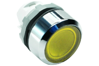 Кнопка без фиксации ABB MP1-21Y желтая с подсветкой 1SFA611100R2103
