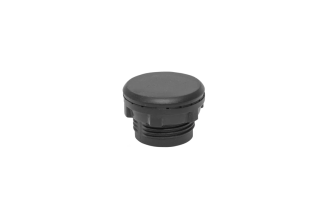 Заглушка для отверстия 22 мм EKF PROxima pb-22-black, черная, 10 шт