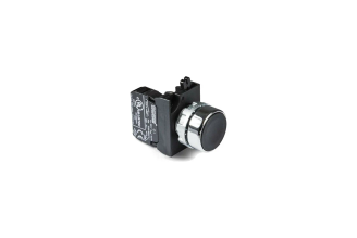 Нажимная круглая кнопка EMAS CM100DH черная 250 В AC 4 А