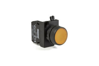 Нажимная кнопка EMAS CP100DS круглая желтая, 1НО