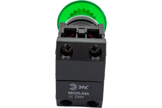Кнопка-грибок ЭРА AEA-22, зеленая, d22 мм, Б0045634