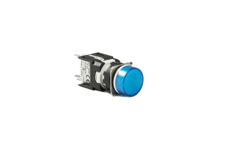 Сигнальная арматура EMAS D070YXM 16 мм круглая синяя 12-24 AC/DC