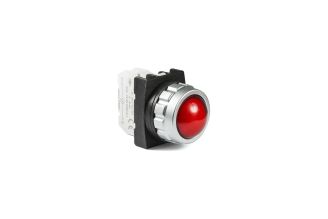 Сигнальная арматура EMAS H060XK серия H 30 мм красная 12-30 В AC/DC