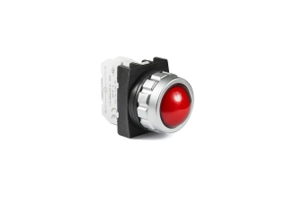 Сигнальная арматура EMAS H0K0XK с блоком подсветки, красная, 100-230 В AC