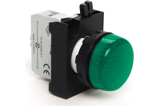 Сигнальная арматура EMAS CP0G0XY CBG зеленая 110 В AC/DC, серия CP IP65