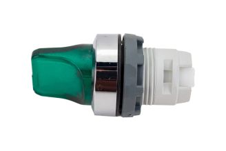 3-позиционный переключатель ABB M3SS1-21G зеленый с подсветкой 1SFA611210R2102