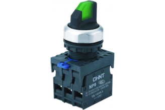Переключатель с подсветкой CHINT NP8-11XD/213 667553, зеленый, IP65