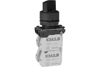 Переключатель КЭАЗ КПЕ1531Р черный 2 положения IP54 274306