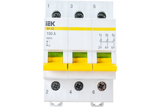 Выключатель нагрузки IEK ВН-32 100А/3П ИЭК MNV10-3-100