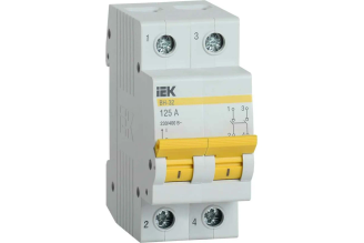 Выключатель нагрузки IEK ВН-32 2Р 125 А MNV10-2-125