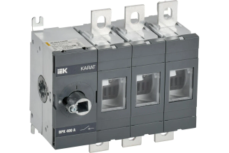Выключатель-разъединитель IEK Karat ВРК без рукоятки 3P 400 А KA-VR10-3-0400