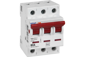 Выключатель нагрузки модульный КЭАЗ OptiDin BM63PL-380-УХЛ3 (ВМ63PL) 328171, 4 шт