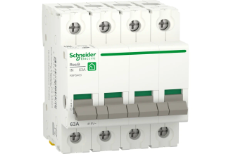 Модульный выключатель нагрузки Systeme Electric RESI9 63 А 4P R9PS463