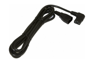 Кабель питания Hyperline PWC-IEC13A-IEC14-1.0-BK C13-C14 1 м 432088
