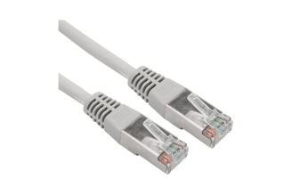 Патч-корд REXANT F/UTP RJ45-RJ45 Cat 5e LSZH 0,5 м серый 18-8001-1