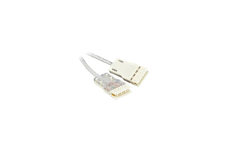 Патч-корд Hyperline PC-110-110-4P-C5e-1M-LSZH-GY 110-110, Cat.5e, 1 м, серый, 229906