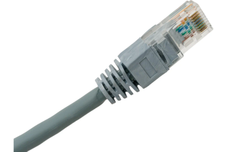 Коммутационный шнур DATAREX U/UTP Cat 5e LSZH нг(А)-HF 0,3 м серый DR-181003