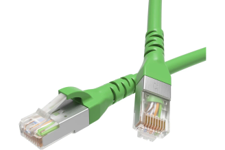 Экранированный патч-корд DKC Cat5e F/UTP 5 м зеленый RN5EFU4550GN