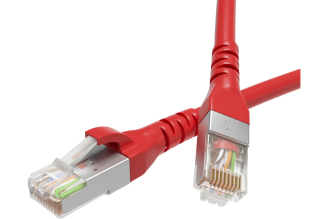 Экранированный патч-корд DKC Cat6 F/UTP 2 м красный RN6FU4520RD