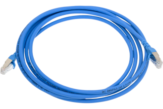 Экранированный патч-корд DKC Cat6 F/UTP 4x2 LSZH синий 3 м RN6FU4530BL