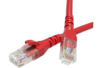 Неэкранированный патч-корд DKC Cat6 U/UTP LSZH RJ-45 10 м красный RN6UU4500RD