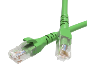 Патч-корд DKC неэкранированный Cat.6 U/UTP 4x2 LSZH зеленый 3 м RN6UU4530GN