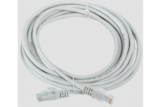 Патч-корд GENERICA кат.5е UTP 5м серый PC01-C5EU-5M-G