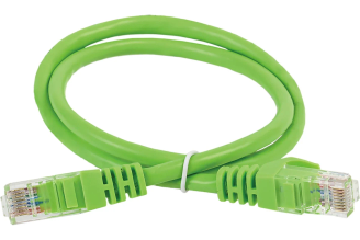 Патч-корд GENERICA PC02-C5EU-1M-G Cat.5e U/UTP 1 м, зеленый