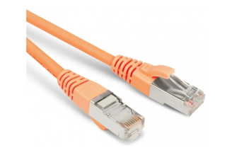 Экранированный патч-корд Hyperline F/UTP Cat.5e RJ-45 0.5 м оранжевый 230083
