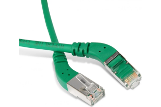 Патч-корд Hyperline RJ45 Cat.6 F/UTP 5 м LSZH зеленый 233161