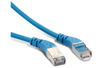 Патч-корд Hyperline PC-APM-STP-RJ45/L45-RJ45/R45-C5e-1M-LSZH-BL 232812