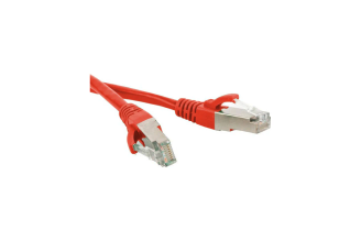 Патч-корд Hyperline PC-LPM-SFTP-RJ45-RJ45-C6-10M-LSZH-RD S/FTP Cat.6 10 м красный 264547