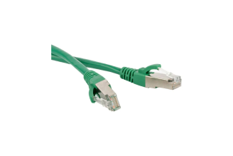 Патч-корд Hyperline PC-LPM-STP-RJ45-RJ45-C6-2M-LSZH-GN, U/FTP, Cat.6, 2 м, зеленый, 230359