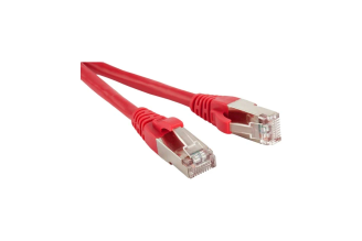 Патч-корд Hyperline PC-LPM-STP-RJ45-RJ45-C6-3M-LSZH-RD U/FTP Cat.6 3 м красный 230368