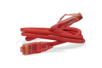 Патч-корд Hyperline 229965 RJ-45 Cat.5e U/UTP 2 м красный