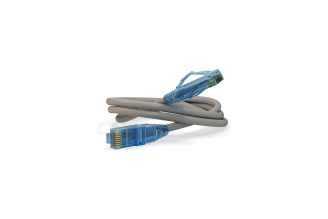 Патч-корд Hyperline PC-LPM-UTP-RJ45-RJ45-C6-0.3M-LSZH-GY, U/UTP, Cat.6, 0.3 м, серый, 230190