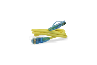 Патч-корд Hyperline Cat.6 U/UTP RJ-45 LSZH 15 м желтый 230332