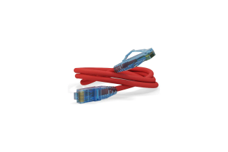 Патч-корд Hyperline 230242 RJ-45 Cat.6 U/UTP 2 м красный