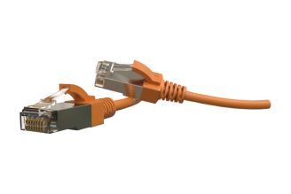 Патч-корд Hyperline S/FTP категория 6, 28AWG, LSZH, 2 м, оранжевый, 445776