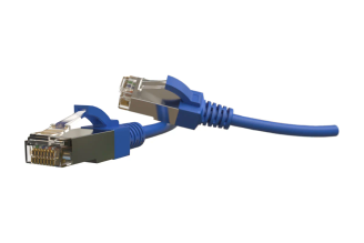 Патч-корд Hyperline S/FTP категория 6, 28AWG, LSZH, 2 м, синий, 445774