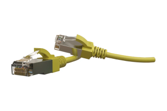 Патч-корд Hyperline S/FTP категория 6, 28AWG, LSZH, 2 м, желтый, 445778