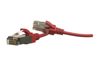 Патч-корд Hyperline S/FTP категория 6 28AWG LSZH 3 м красный 445784