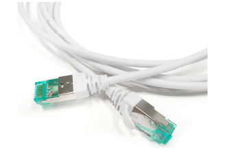 Патч-корд Hyperline S/FTP категория 6а 30AWG LSZH 2 м белый 445821