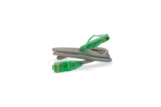 Патч-корд Hyperline U/UTP Cat.5e 10 м серый 222259